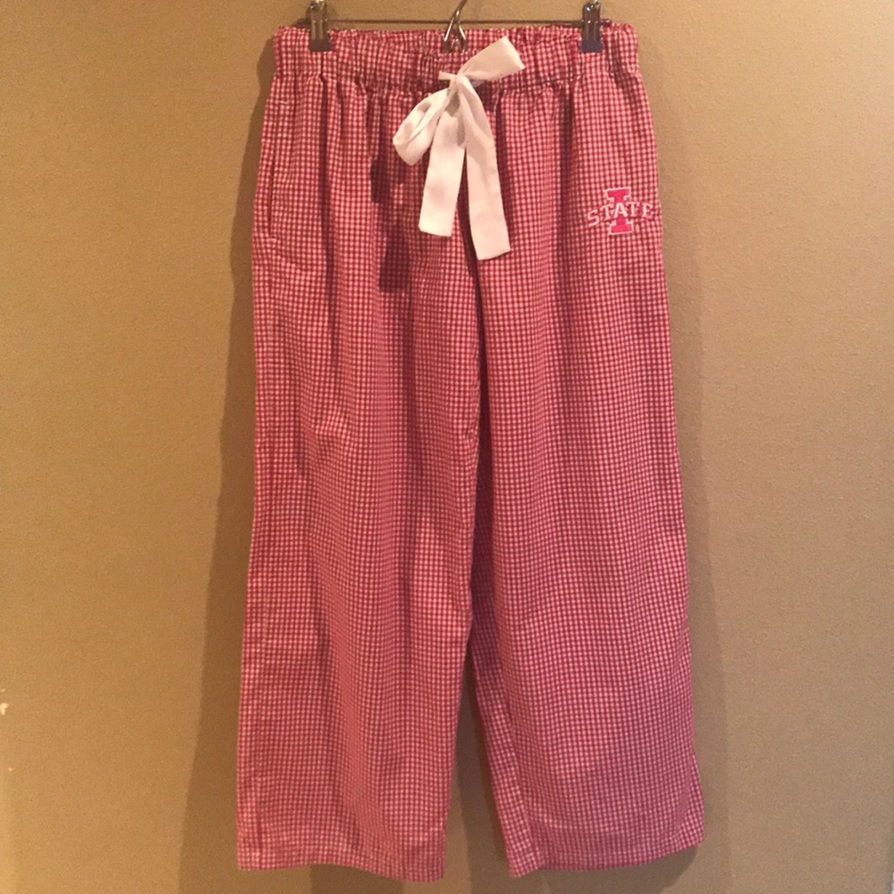 Iowa State checkered pajama pants ( size L)